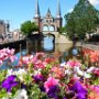 Onderweg naar de waterpoort. Toch wel het visitekaartje van Sneek.