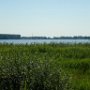 En eindelijk een mooi uitzicht over het Sneekermeer.